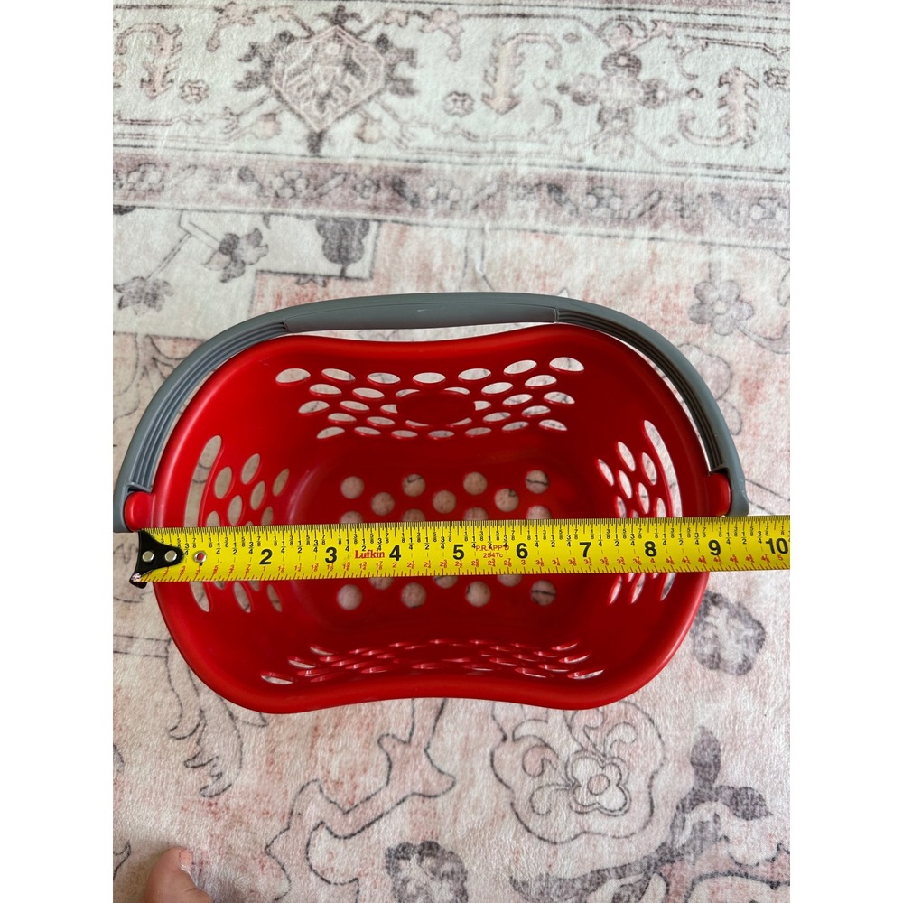 Target Bullseye Mini Shopping Basket Toy Red Jakks Pacific Miniature Pretend - Picture 3 of 4